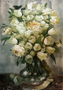 Persian Pictorial carpet Tableau Rug of Flowers تابلو فرش دستبافت ایرانی گل 