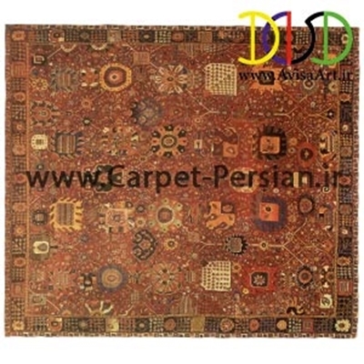 تاریخچه فرش و تابلو فرش دستباف (9) : طرح گلدانی